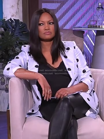 Garcelle’s polka dot blazer on The Real