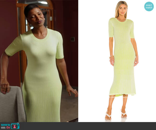 Hansen + Gretel York Dress worn by Rose King (Samantha Walkes) on The Kings of Napa