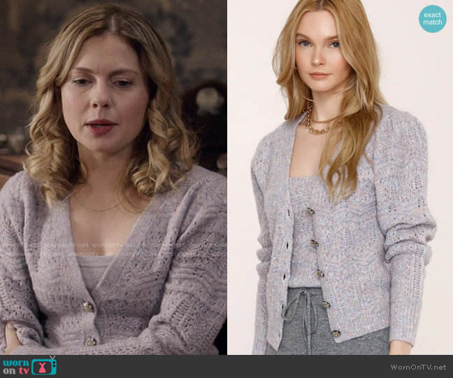 Heartloom Amara Cardi Set worn by Sam (Rose McIver) on Ghosts