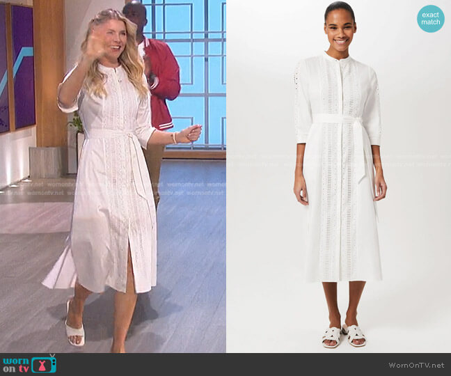 Hobbs London Diana Dress worn by Amanda Kloots on The Talk
