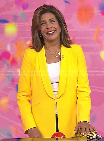 Hoda’s yellow blazer on Today