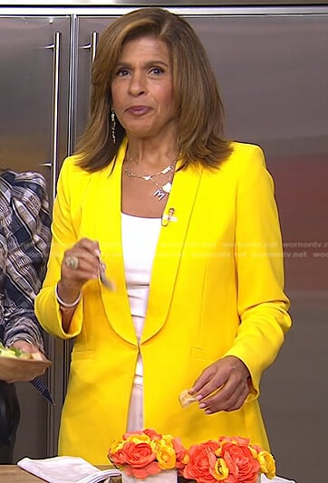 Hoda’s yellow blazer on Today