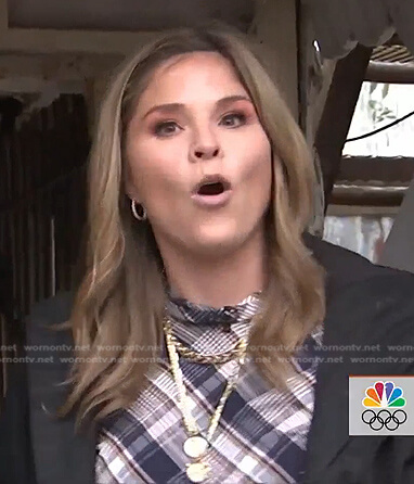Jenna’s plaid top and jeans on Today