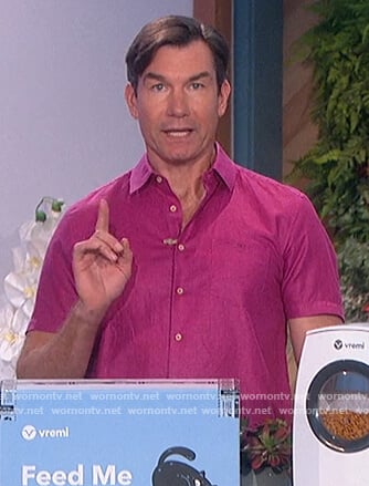 Jerry’s purple button down shirt on The Talk