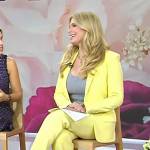 Jill’s yellow blazer and pants on Today