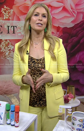 Jill’s yellow blazer and pants on Today