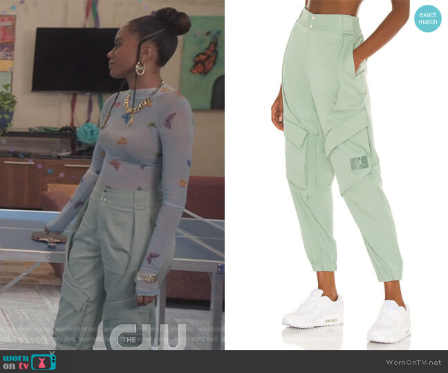 Jordan Essential Utility Pant worn by Keisha (Netta Walker) on All American Homecoming