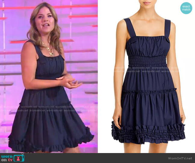 Jason Wu Ruffled Dress worn by Jenna Bush Hager on Today