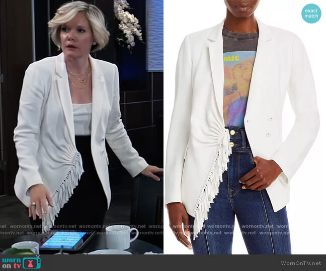 Kobi Halperin Morgan Jacket worn by Ava Jerome (Maura West) on General Hospital