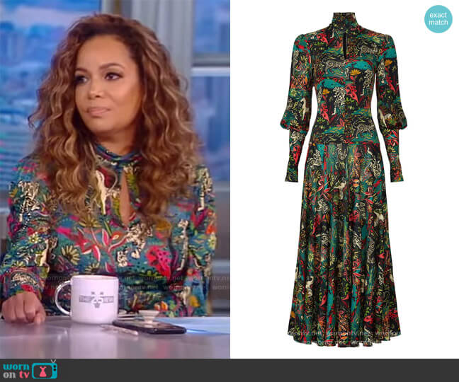 LA Double J Kenny Dress worn by Sunny Hostin on The View