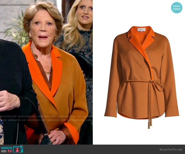 Lafayette 148 New York Lawson Jacket worn by Norma (Linda Lavin) on B Positive
