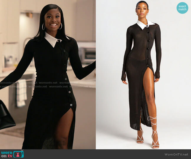 Lionne Terry Dress worn by Hilary Banks (Coco Jones) on Bel-Air