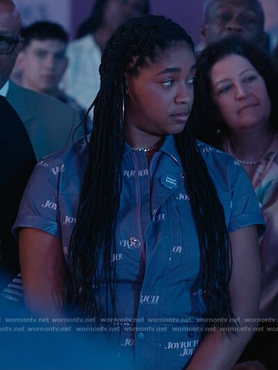 Lisa’s Joyrich romper on Bel-Air