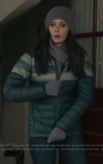 Lois’s green puffer jacket on Superman and Lois