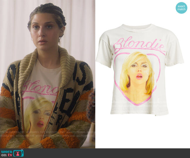 Madeworn Blondie Cotton T-Shirt worn by Nomi Segal (Emily Arlook) on Grown-ish
