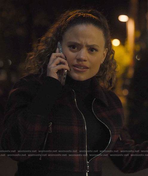 Maggie’s red plaid jacket on Charmed