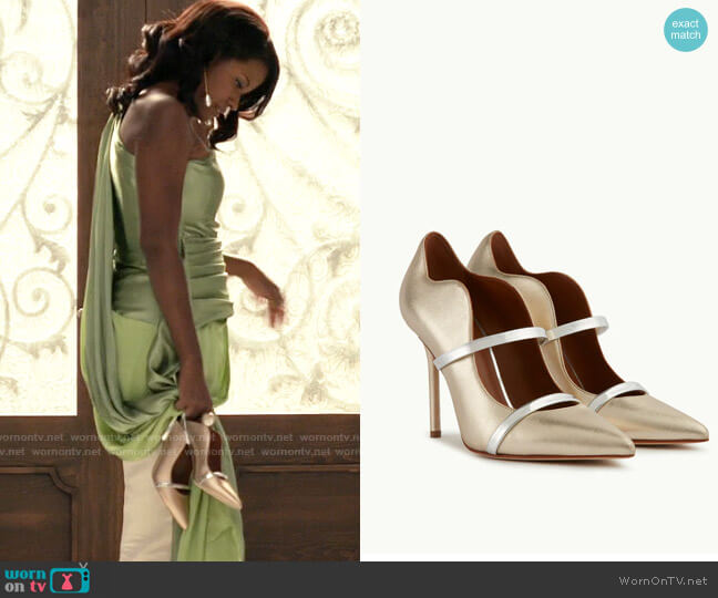 Malone Souliers Maureen Pumps worn by Vivian Banks (Cassandra Freeman) on Bel-Air