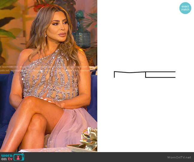 by Michael Costello worn by Larsa Pippen (Larsa Pippen) on The Real Housewives of Miami