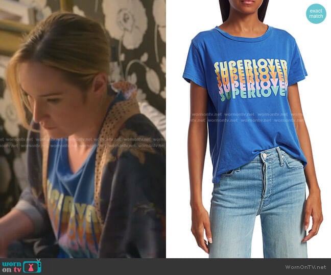 Mother Super Lover T-Shirt worn by Davia (Emma Hunton) on Good Trouble
