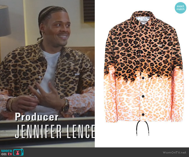 MSGM Leopard Ombre Jacket