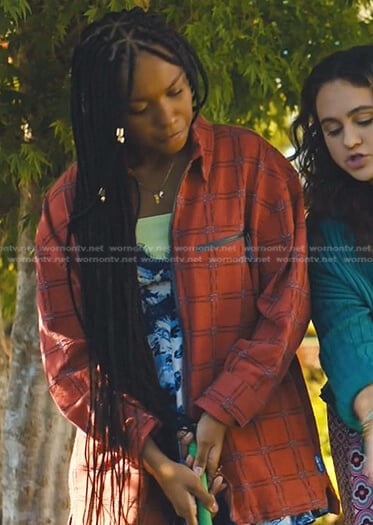 Naomi’s red check jacket on Naomi