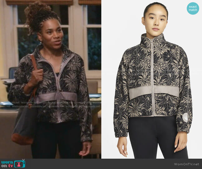 Nike Sportswear Jacket worn by Maggie Pierce (Kelly McCreary) on Greys Anatomy