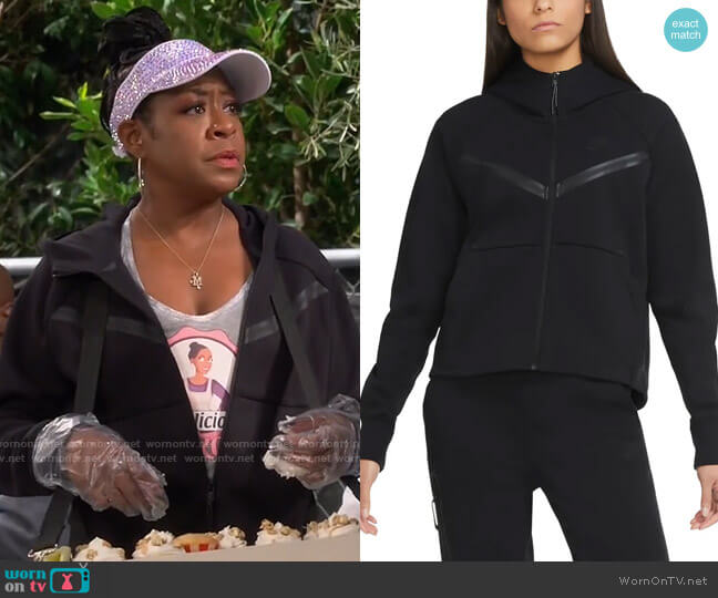 Nike Tech Fleece Windrunner Zip Hoodie worn by Tina Butler (Tichina Arnold) on The Neighborhood