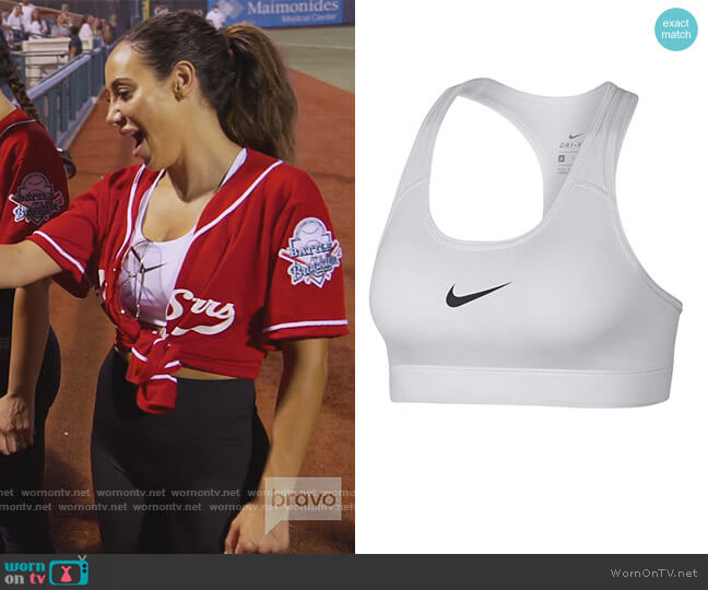 Nike Victory Padded Sports Bra worn by Melissa Gorga on The Real Housewives of New Jersey