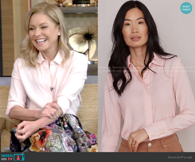 Numi The Simone Blouse worn by Kelly Ripa on Live with Kelly and Mark