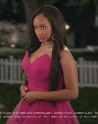 Olivia’s pink tulle gown on Black-ish