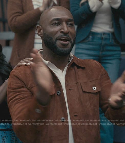 Phil’s suede trucker jacket on Bel-Air