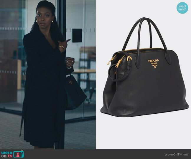 Prada Leather Handbag worn by Kate Sacker (Condola Rashad) on Billions
