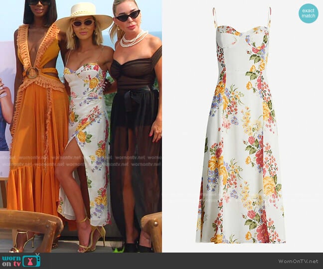 Reformation Juliette Dress worn by Nicole Martin (Nicole Martin) on The Real Housewives of Miami