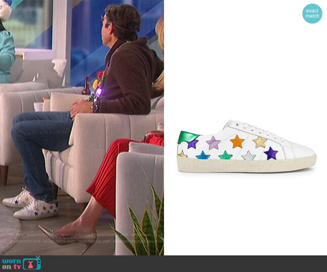 Saint Laurent Star Sneakers worn by Jerry O'Connell on The Talk