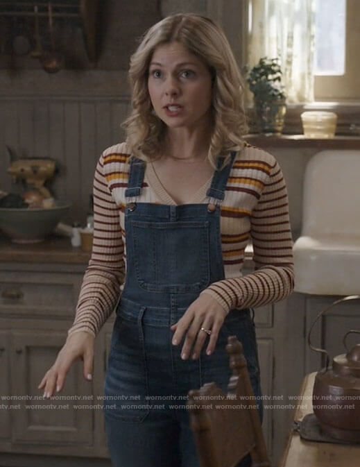 Sam’s denim overalls on Ghosts
