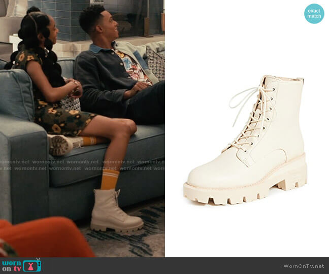 Sam Edelman Garret Boot worn by Ashley Banks (Akira Akbar) on Bel-Air