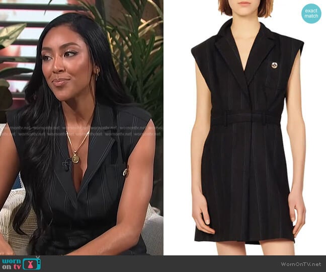 Sandro Vaiana Sleeveless Coat Dress