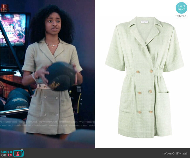 Sandro Alize Dress worn by Ashley Banks (Akira Akbar) on Bel-Air