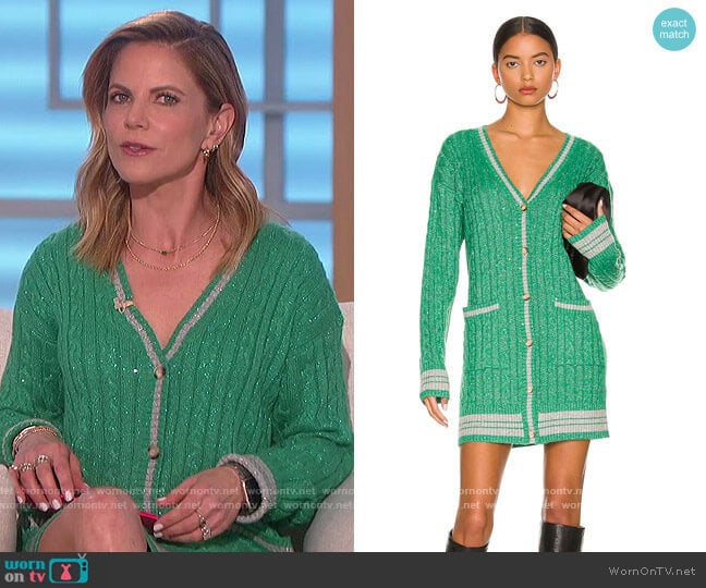 Saylor Marisole Mini Dress worn by Natalie Morales on The Talk