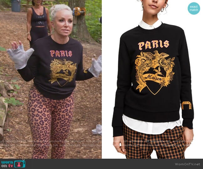 Scotch and Soda Paris Sweatshirt worn by Margaret Josephs on The Real Housewives of New Jersey