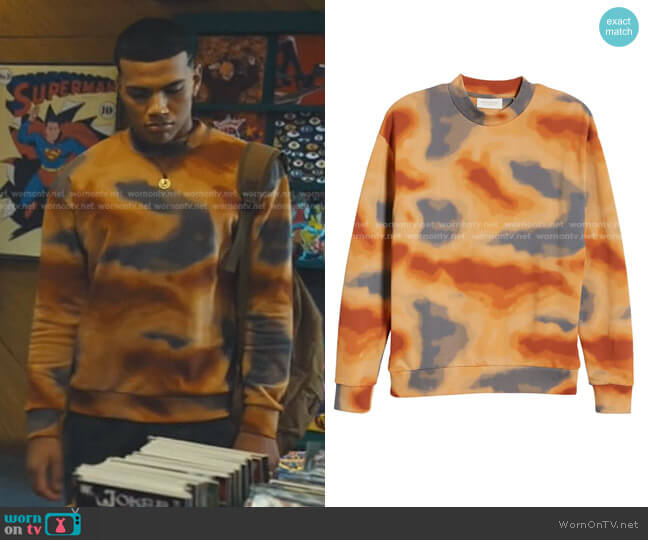 Scotch & Soda Felpa Print Sweatshirt