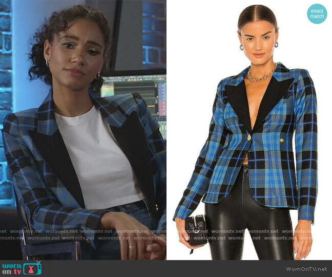 Smythe Patch Pocket Duchess Blazer worn by Layla Keating (Greta Onieogou) on All American
