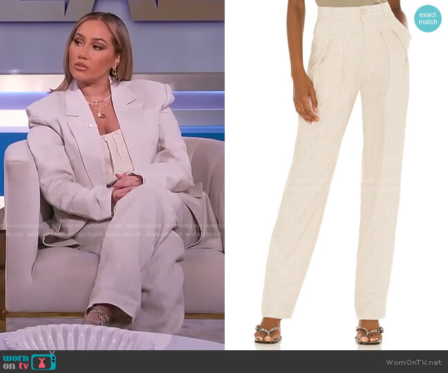 Song of Style Coraline Pant worn by Adrienne Houghton on The Real