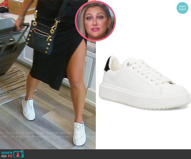 Steve Madden Charlie Platform Sneaker worn by Gina Kirschenheiter on The Real Housewives of Orange County