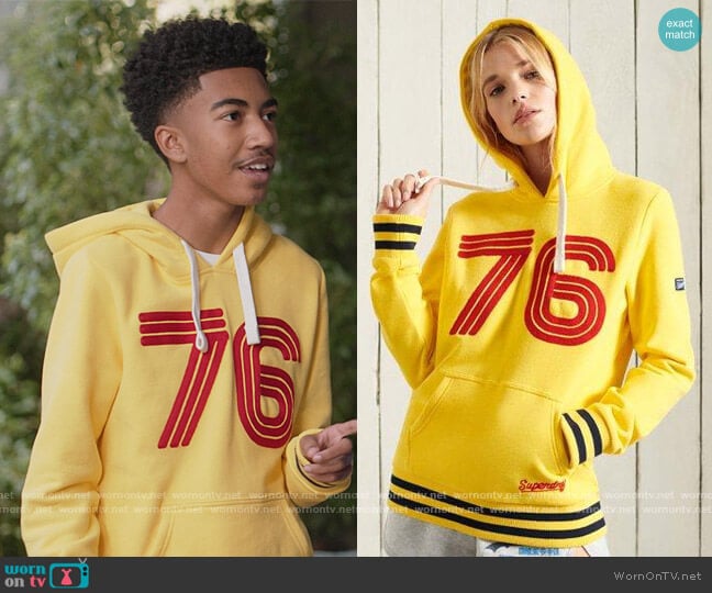 Superdry Collegiate Athletic worn by Jack Johnson (Miles Brown) on Black-ish