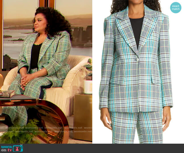 Tanya Taylor Mercer Plaid Jacket