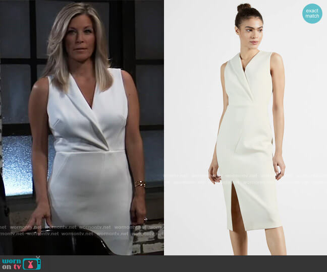 Ted Baker Tiloola Dress worn by Carly Spencer (Laura Wright) on General Hospital