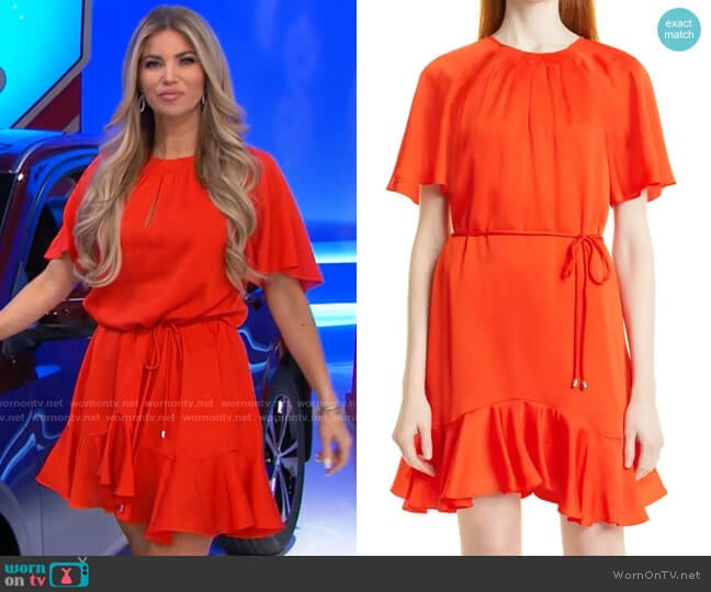 Ted Baker Elsiee Dress worn by Amber Lancaster on The Price is Right