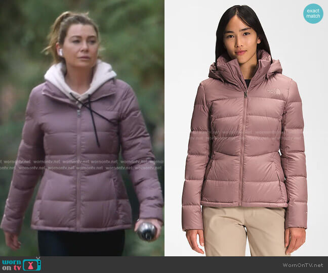 The North Face Metropolis Jacket worn by Meredith Grey (Ellen Pompeo) on Greys Anatomy