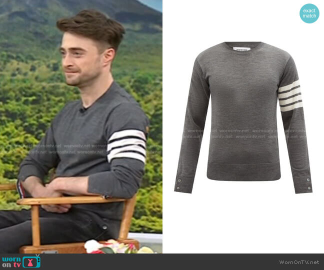 Thom Browne Four-bar Merino Sweater